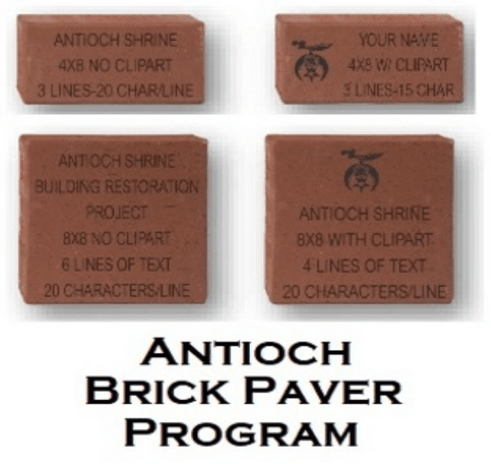 Antioch Brick Paver Program