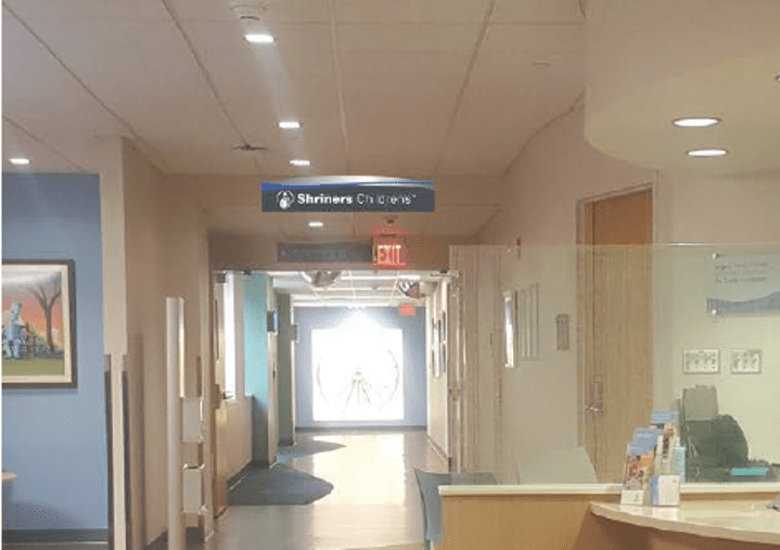 Hallway Of A Hospital