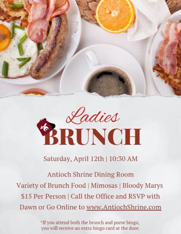 Antioch Ladies Brunch <br> April 12th, 2025