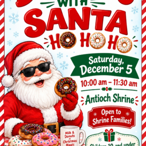 Donuts with Santa Dec 5, 2026